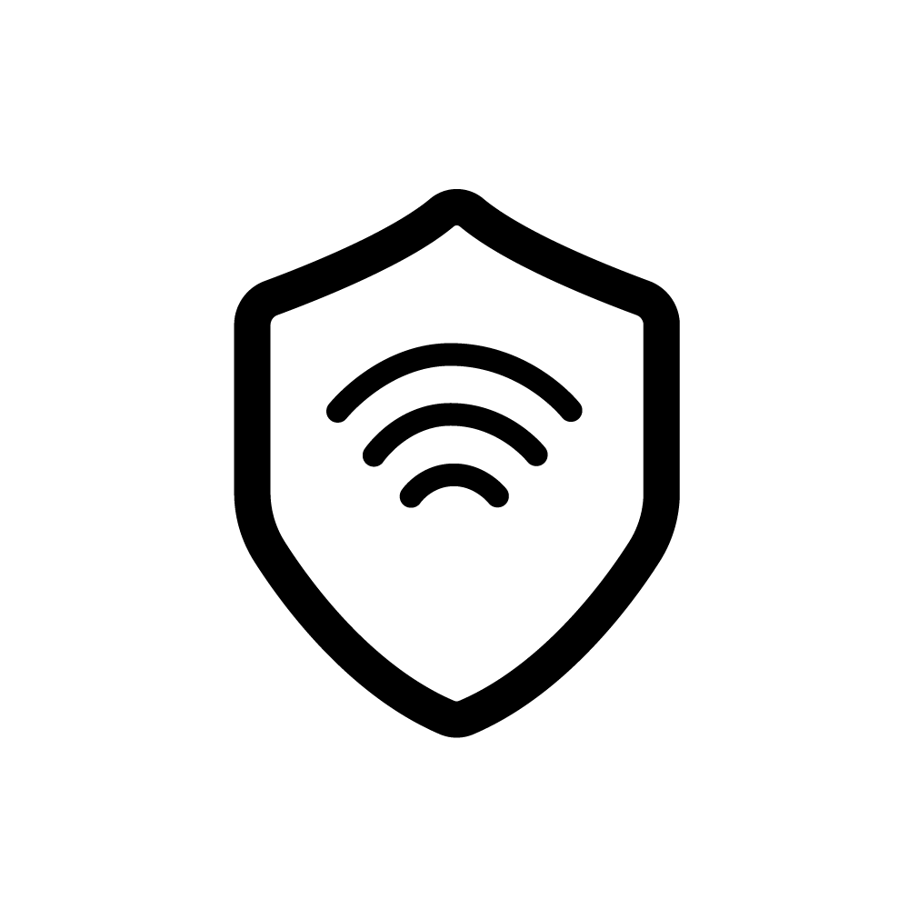 Black and white illustration of a cat with a long tail.