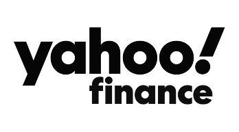 The Yahoo! Finance logo in black text on a green background.