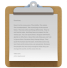 Illustration of a clipboard with a document attached.