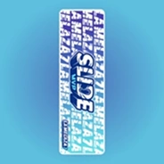 A blue and white MVP Slide package with a repeating 'FLAVAZ' text pattern against a light blue background.