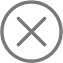 Placeholder image of a grey X in a circle.
