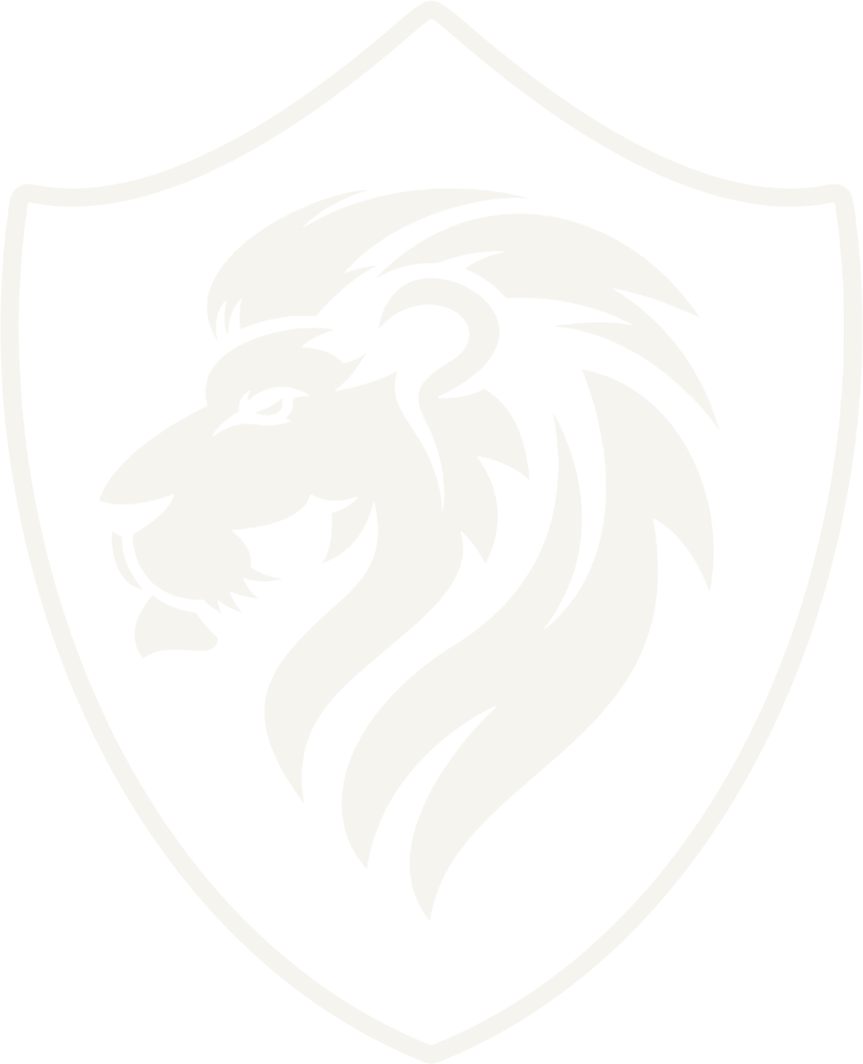 Golden lion head silhouette on a green shield background.