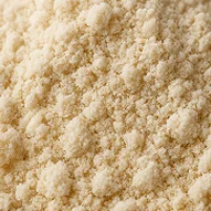 Close-up of beige powder texture.