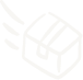 A simple line drawing of a package in motion.