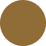 Solid brown circle on a white background.