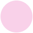A solid pink circle on a white background.