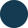 Solid dark blue circle on a white background.
