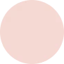 A light pink circle with a pixelated edge on a dark green background.