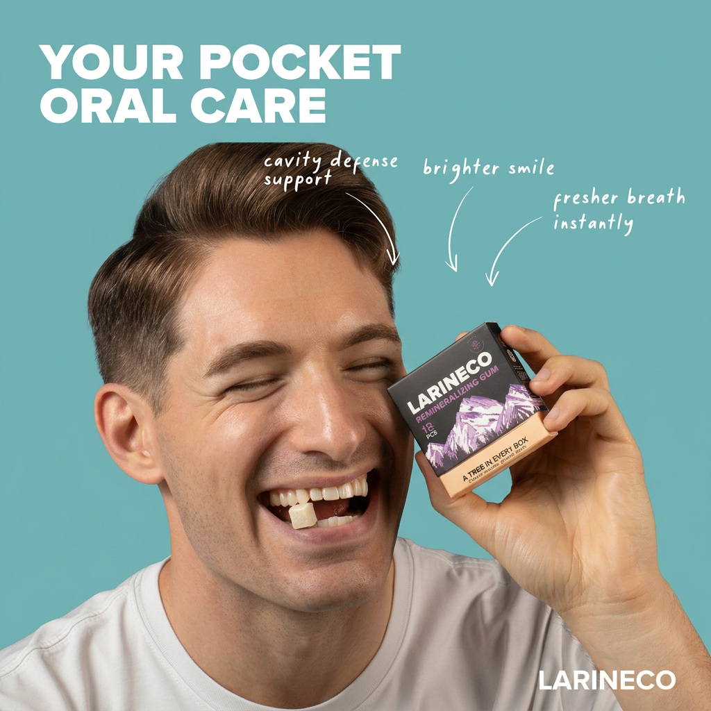 Keep your mouth cleaner all day.
Not just right after you brush.