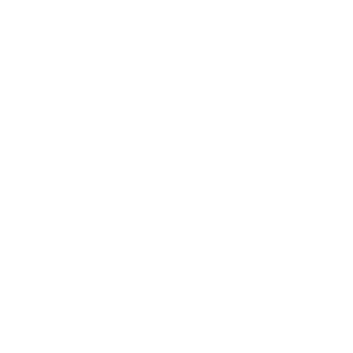 White icon of an electric toothbrush on a black background.