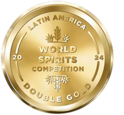 Gold medal for 2024 Latin America World Spirits Competition, Double Gold.