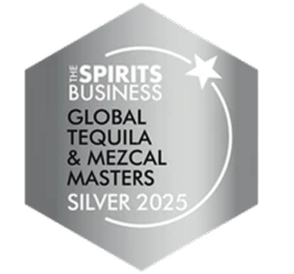Silver award badge for Global Tequila & Mezcal Masters 2025.