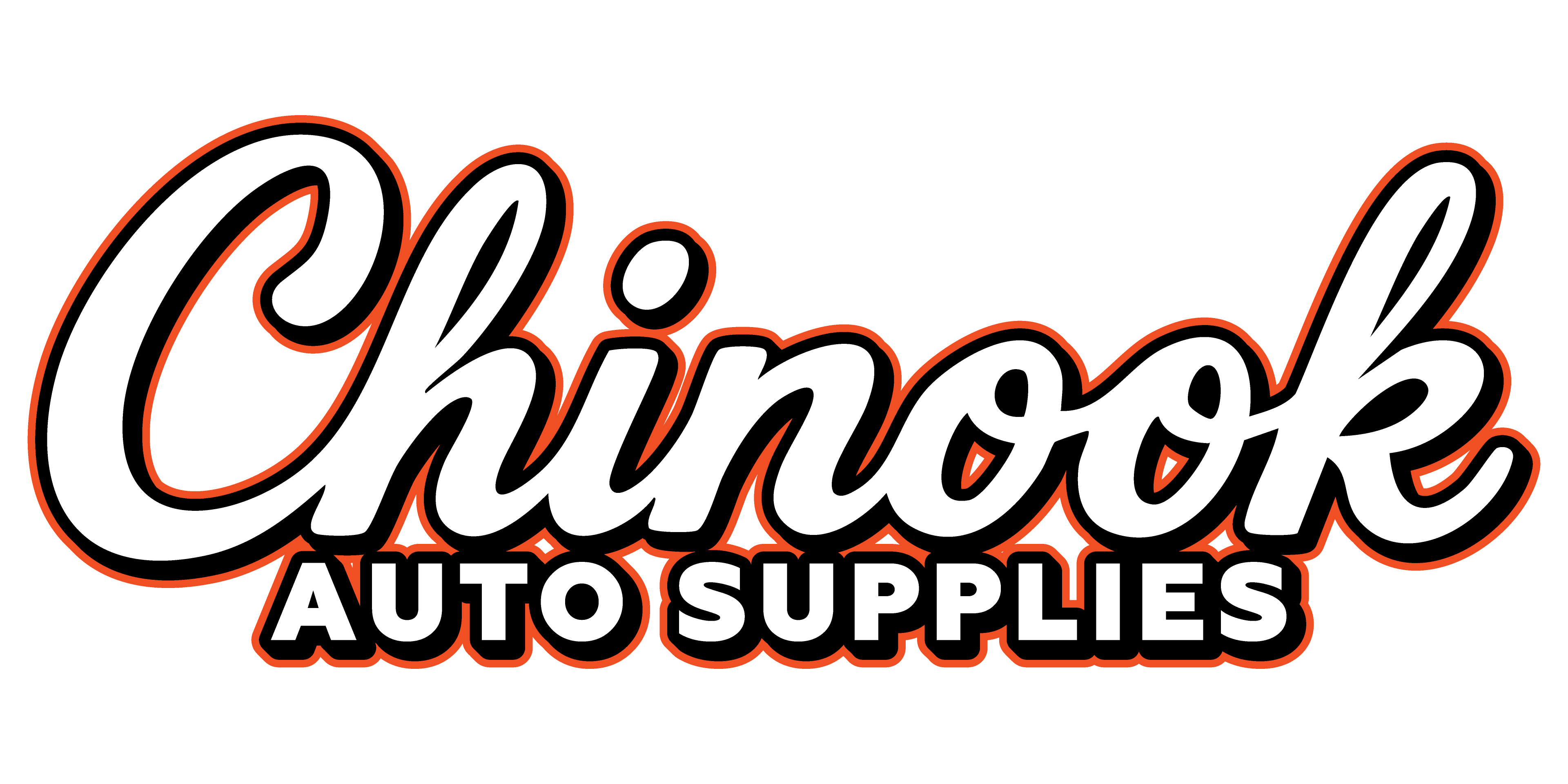 Logo with text 'Chinook Auto Supplies' in bold, stylized font.
