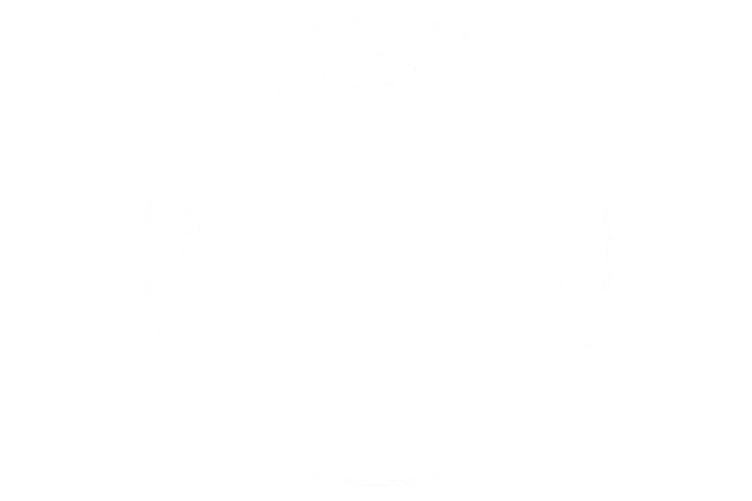 White circular seal with a checkmark and text: FDA Cleared, TGA Approved, CE Certified.