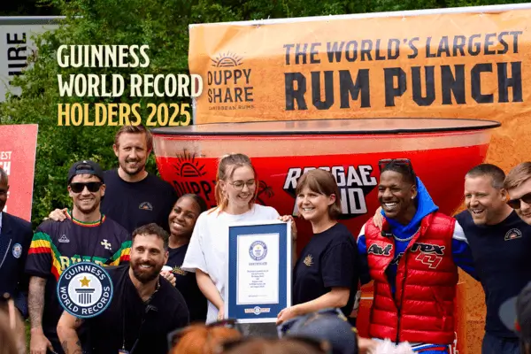 Duppy Share World Largest Rum Guinness World Record Holders 2025