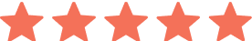 Five red stars on a white background.
