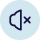 A speaker icon with an 'x' next to it, indicating muted audio.
