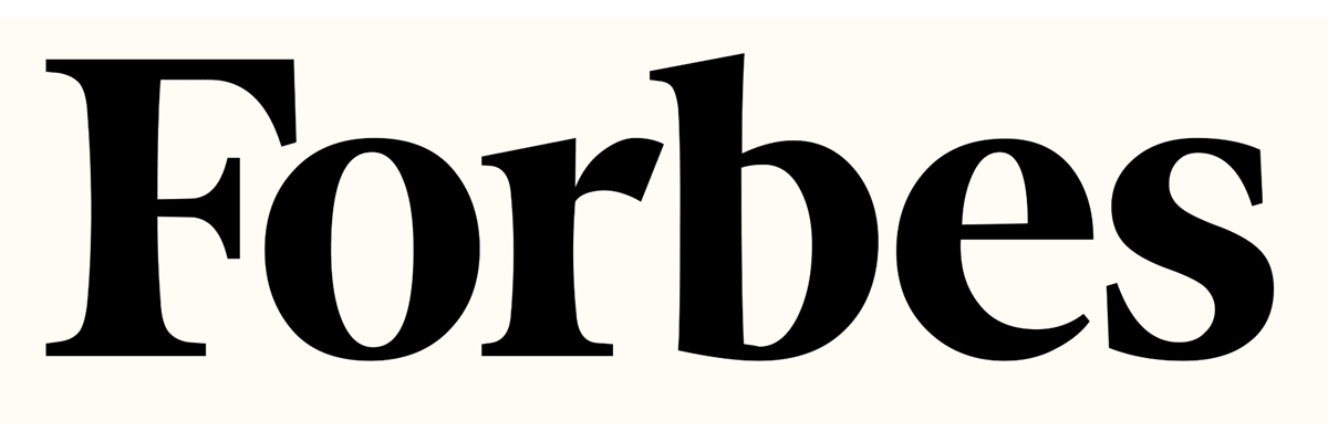 The Forbes logo in black serif text on a white background.