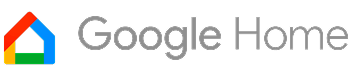 The Google Home logo, which consists of a colorful house icon next to the words 'Google Home'.