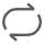 A gray icon of two curved arrows pointing in a circular, counter-clockwise direction, representing refresh or repeat.