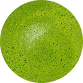 Close-up of green liquid texture with bubbles.