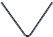 A simple black checkmark symbol on a white background.