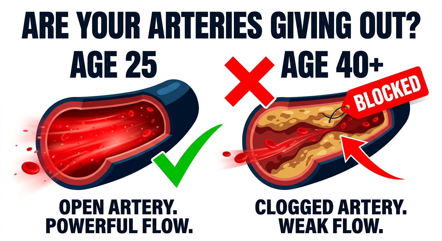 Nitric oxide blood flow comparison infographic