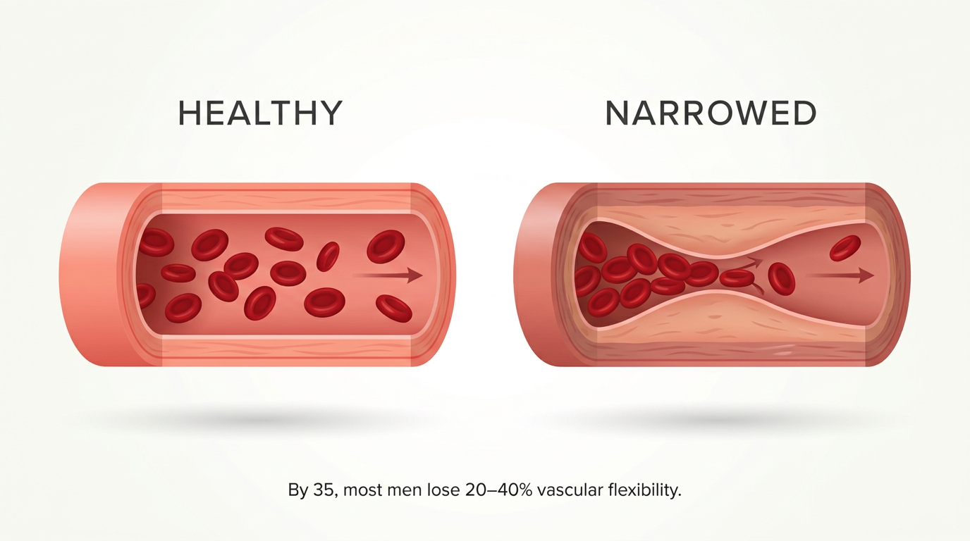 Blood vessel comparison diagram