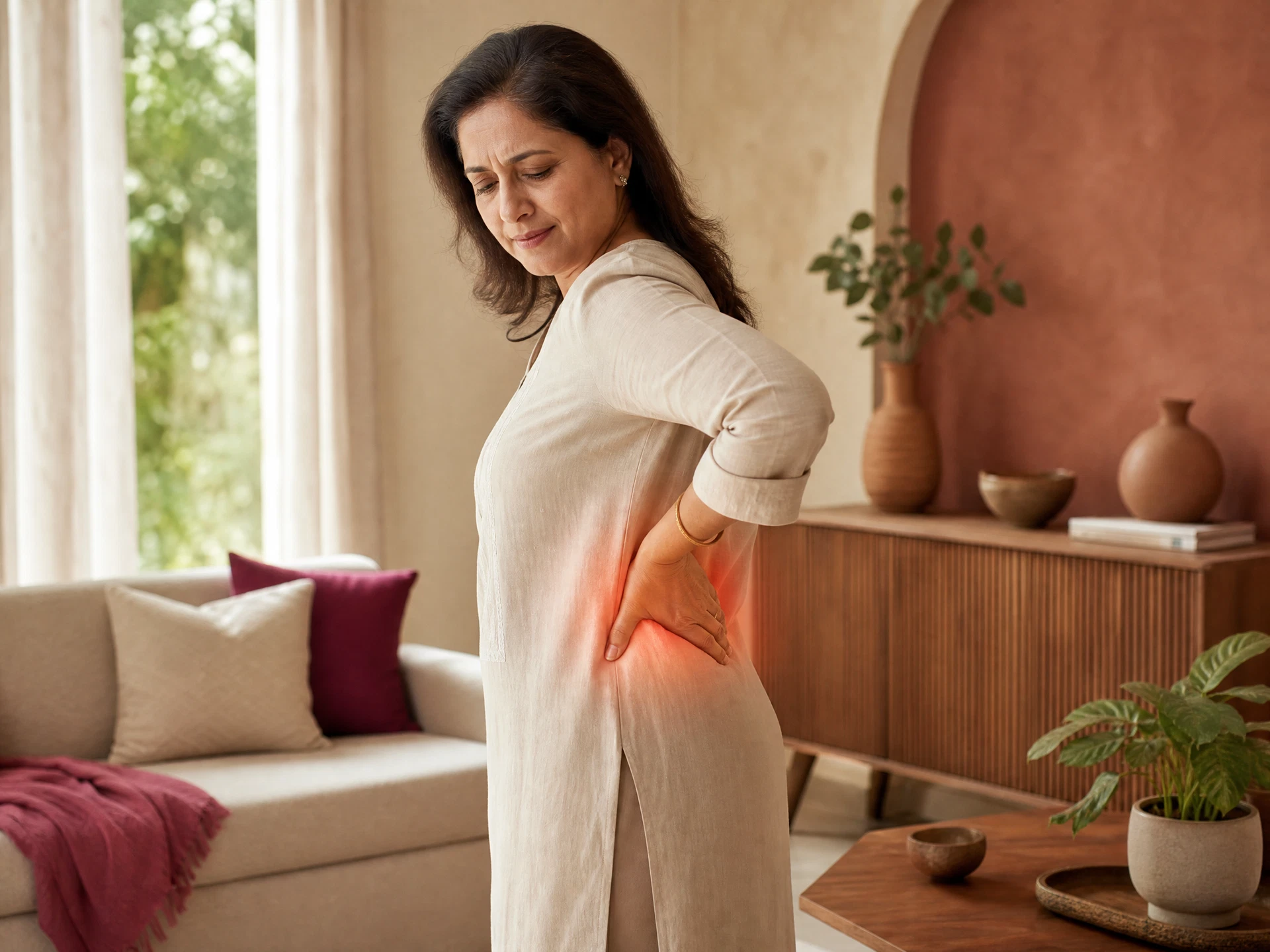 Back discomfort