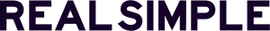 Logo with the text 'REAL SIMPLE' in bold, dark letters.