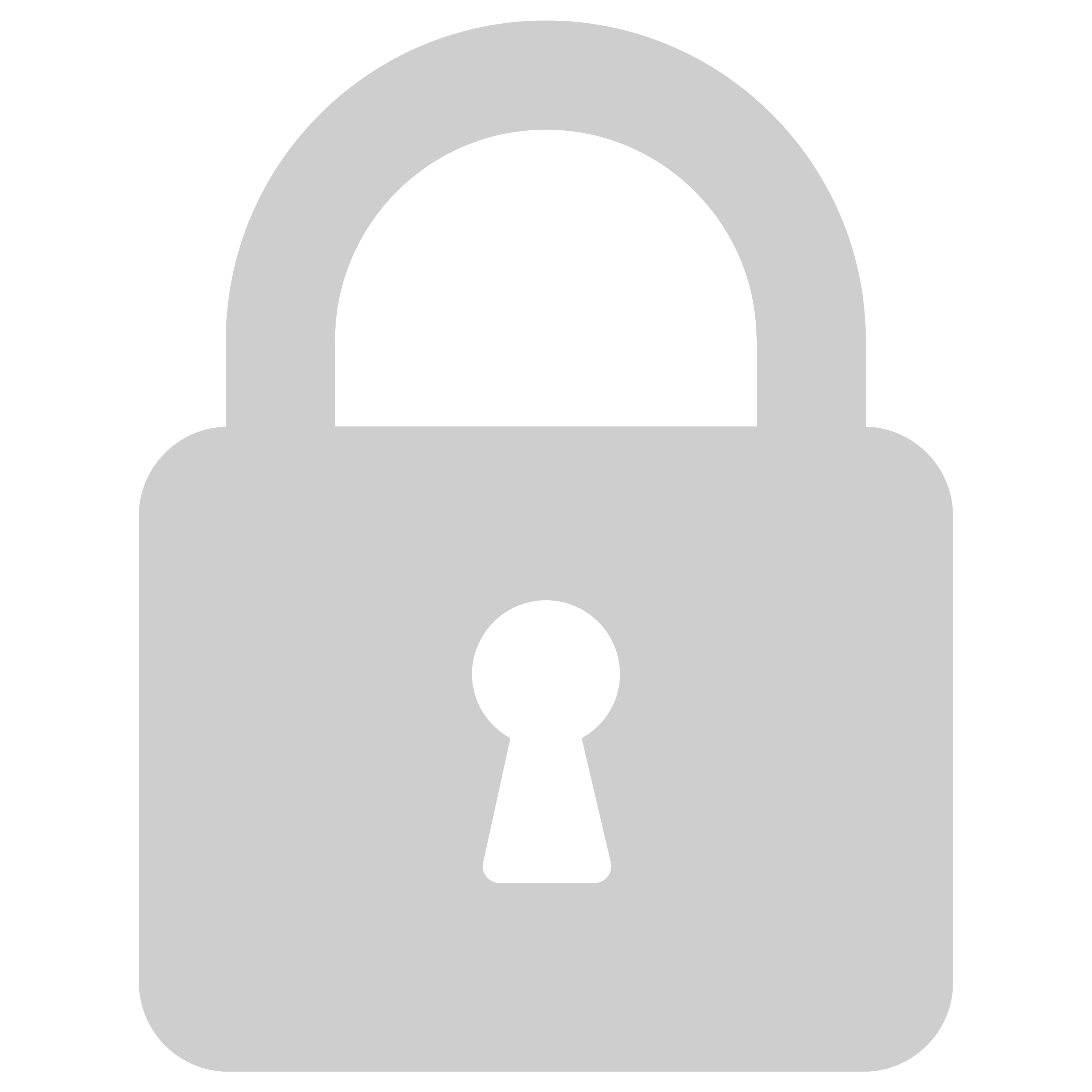 A closed padlock symbolizing security or privacy.
