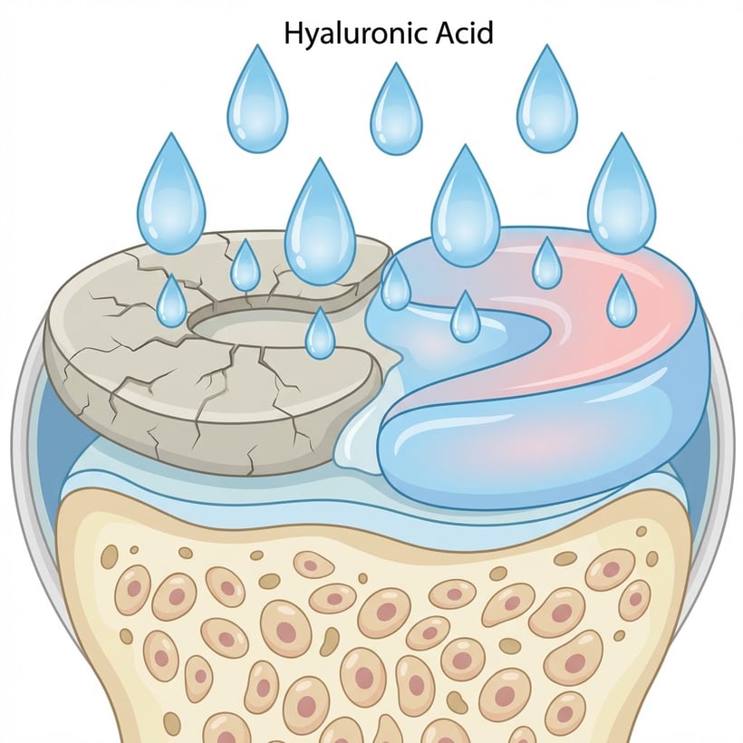 Joint fluid depleting