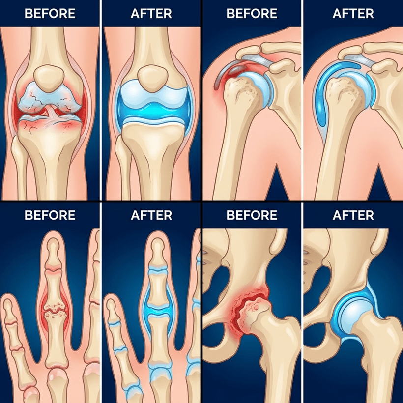 Before and After Joint Health