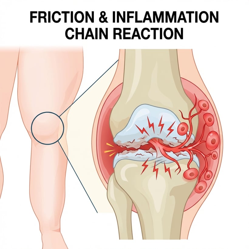 Friction and inflammation