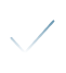 Simple checkmark icon in shades of blue.