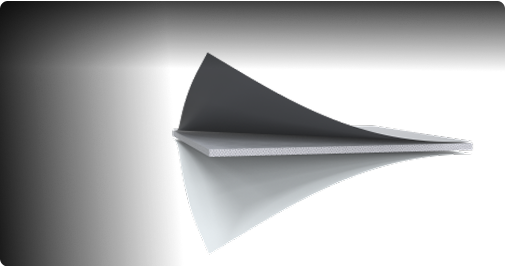 Abstract 3D shape with sharp edges against a black background.