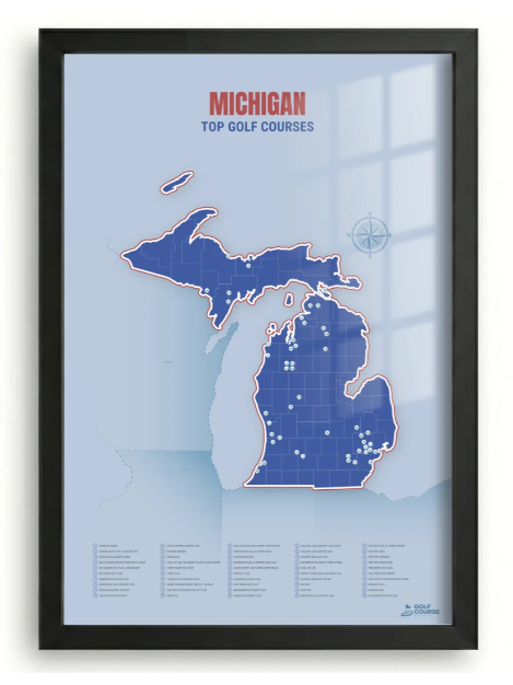 State Golf Course Map