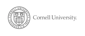 Cornell University logo with seal and text.