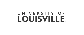 University of Louisville logo in black text on white background.