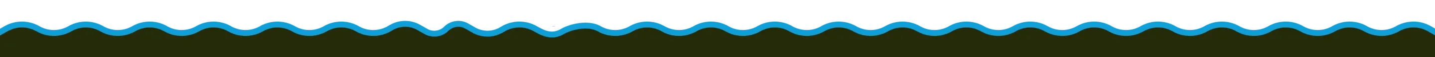 Blue wavy line on a two-tone green background.