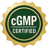 CGMP certified round logo
