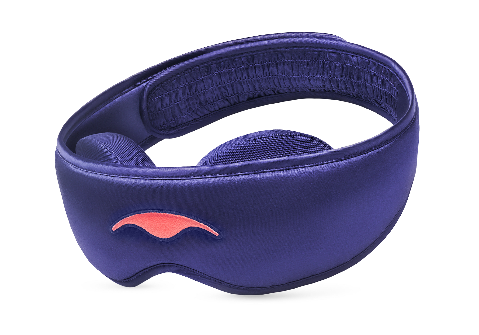 Oval speaker with turquoise top and control panel below.