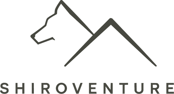 The Shiroventure logo, featuring a stylized graphic of a wolf's head combined with a mountain peak.