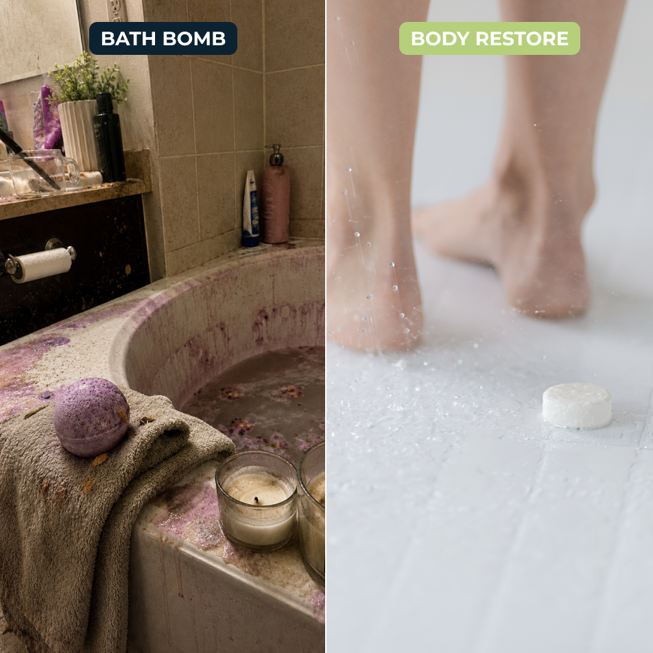 Alternatives Such as Bath Bombs Require a Tub, Take Time, and Make a Mess