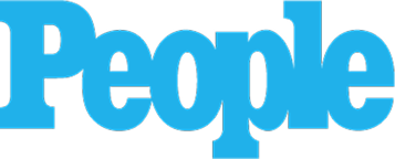 The word 'People' in a bright blue, bold, serif font against a white background.
