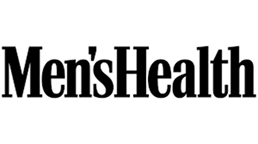 The logo for Men's Health, shown in black serif font on a white background.
