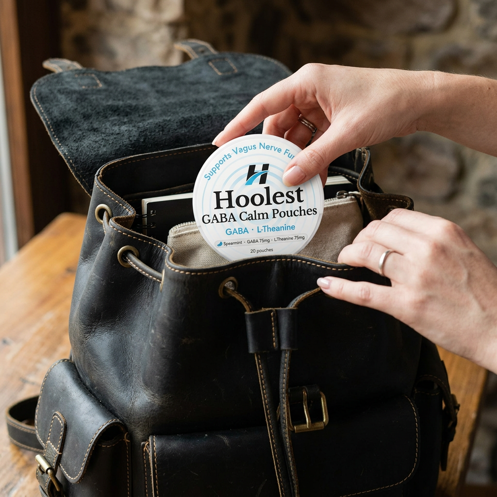 Step 03 — Disposing used pouches in the can top compartment