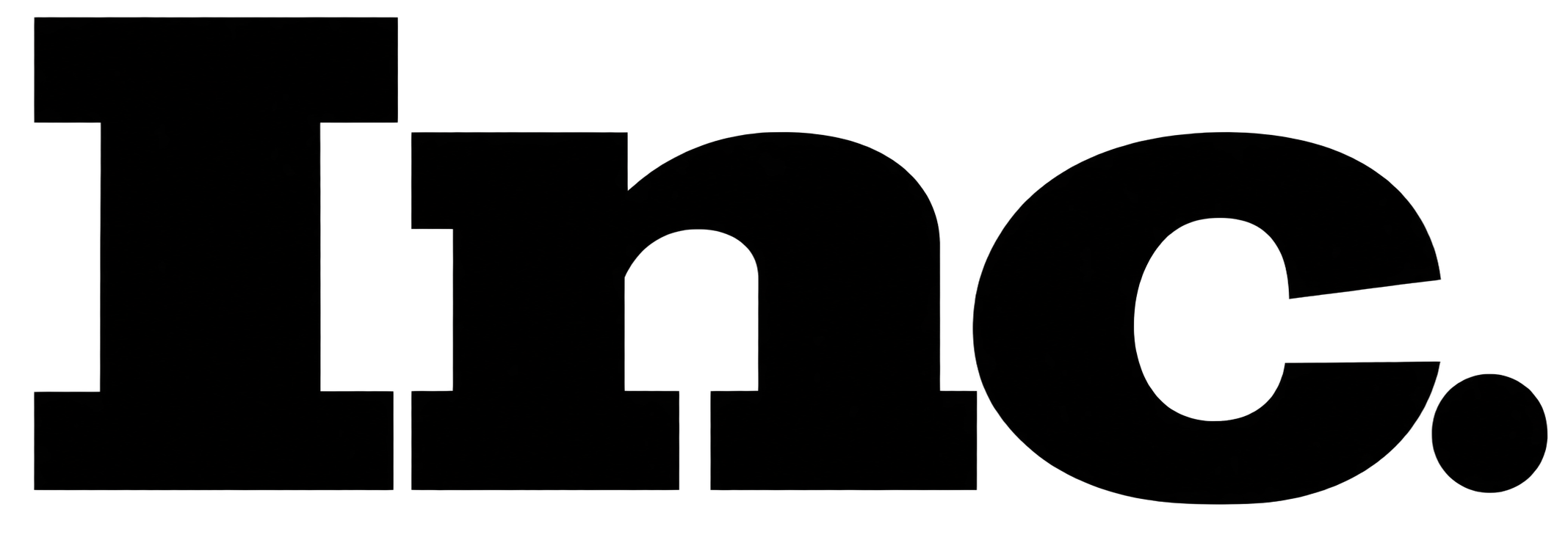 The logo for Inc. magazine, which reads 'Inc.' in a black stylized font.