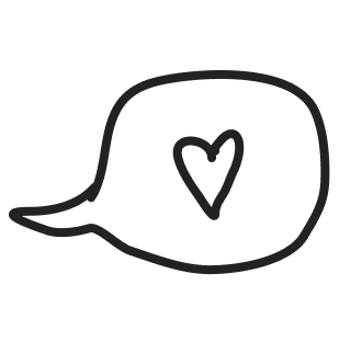 Magnifying glass icon with a black background.