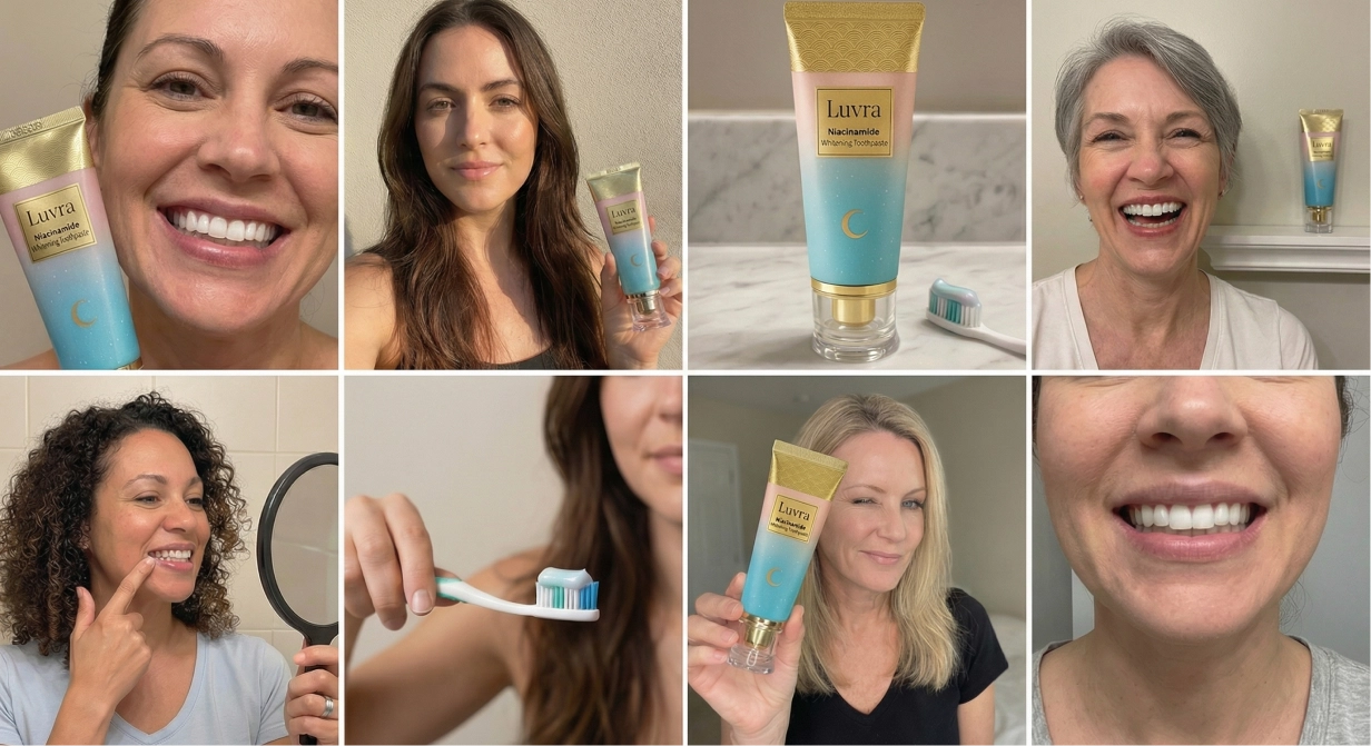 Niacinamide does not bleach. It smooths enamel so light hits it differently.